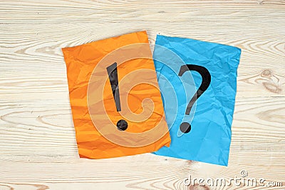 Punctuation marks Stock Photo