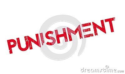 Punishment rubber stamp Vector Illustration