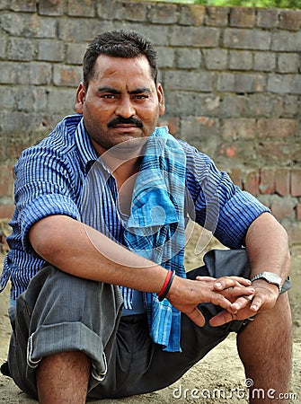 Punjabi man Stock Photo