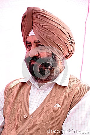 Punjabi sikh man Editorial Stock Photo