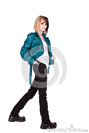 Punk girl Stock Photo