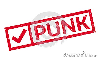 Punk rubber stamp Stock Photo