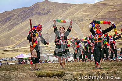 Fiestas Patrias celebrations Peruvian National Holidays Editorial Stock Photo