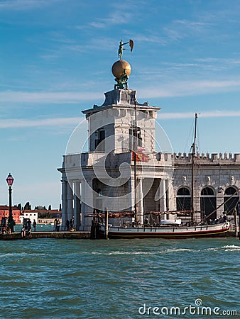 Punta della Dogana in Venice, Former Customs House Editorial Stock Photo