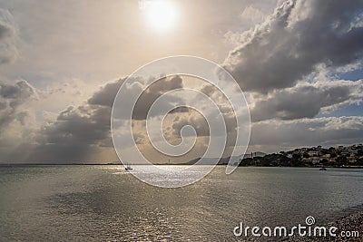 Punta des Fars beach, mallorca, spain Stock Photo