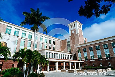 Punta Gorda harbour building Editorial Stock Photo