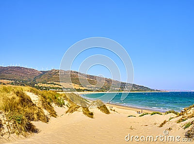 Punta Paloma beach. Tarifa, Cadiz, Andalusia, Spain Stock Photo