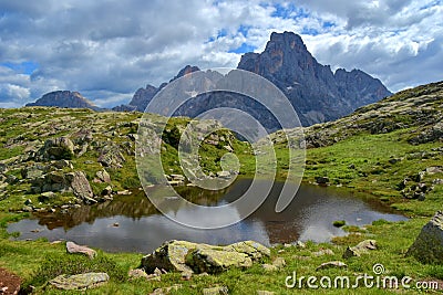 Punta Rolle - Dolomites Stock Photo