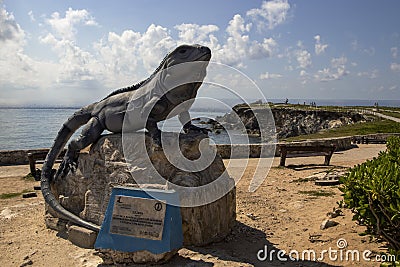 Punta Sur is the southern most tip of Isla Mujeres near Cancun Editorial Stock Photo