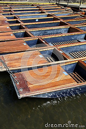 Punts - Cambridge Stock Photo