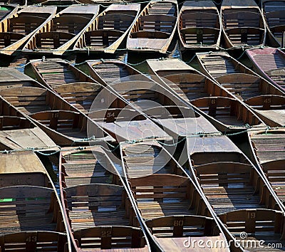 Punts Stock Photo