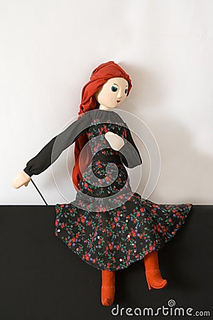 Puppet girl Stock Photo