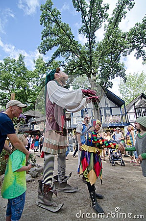 Puppet Jester Editorial Stock Photo