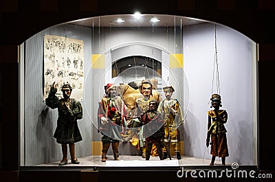 puppet museum in Parma Italy Editorial Stock Photo