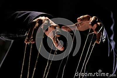 Puppeteer Stock Photo