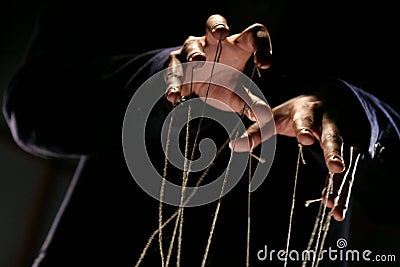 Puppeteer Stock Photo