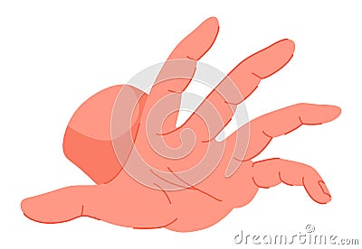 Puppeteer hand controlling. Business man or worker being controlled. Employer domination exploitation or authority Vector Illustration