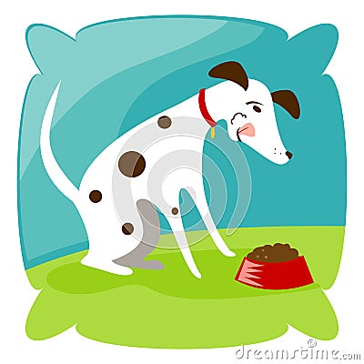 Puppy Chew Vector Illustration