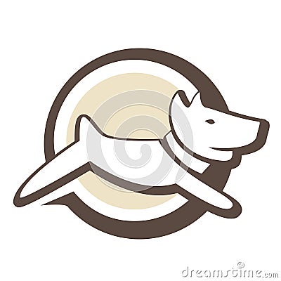 Puppy Logo Vector Illustration