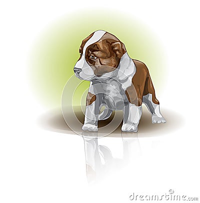 Puppy Vector Illustration