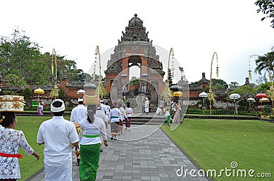 Taman Ayun Temple Editorial Stock Photo