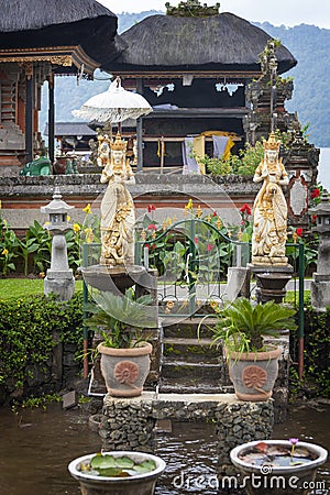 Pura Ulun Dana Beratan, Bali. Stock Photo