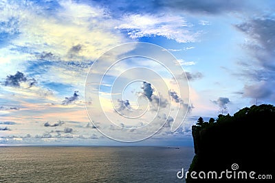 Pura Uluwatu temple, Bali, Indonesia. Stock Photo