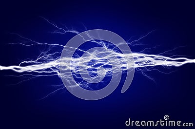 Pure Energy and Electricity Stock Photo