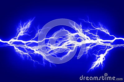 Pure Energy and Electricity Symbolizing Power Stock Photo