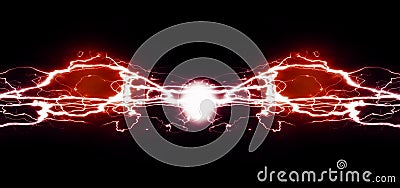 Pure Energy and Electricity Symbolizing Power Stock Photo