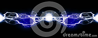 Pure Energy and Electricity Symbolizing Power Stock Photo