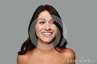 Pure feminine beauty. Stock Photo