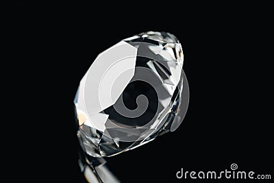 pure shiny diamond isolated Stock Photo