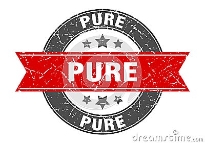pure stamp Vector Illustration