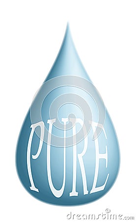 Pure water Stock Photo