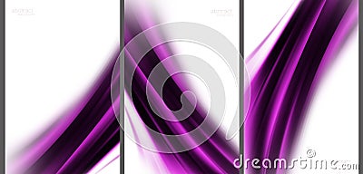 Purple Abstract background collection Stock Photo