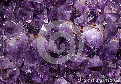 The purple amethyst background Stock Photo