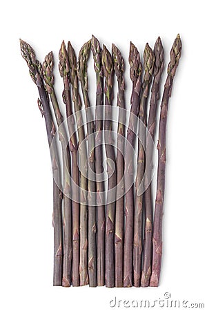 Purple asparagus Stock Photo