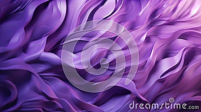 a purple background with wavy lines and a sunbeam in the middle Stock Photo