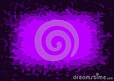 Purple and black jagged frame Stock Photo