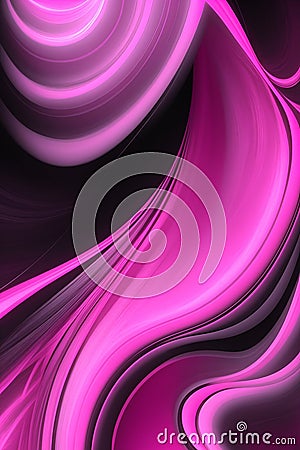 Pink and black waves. Vertical composition Stock Photo