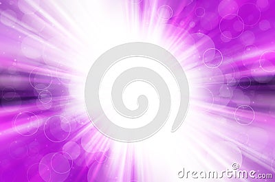 Purple bokeh with circle background. Stock Photo