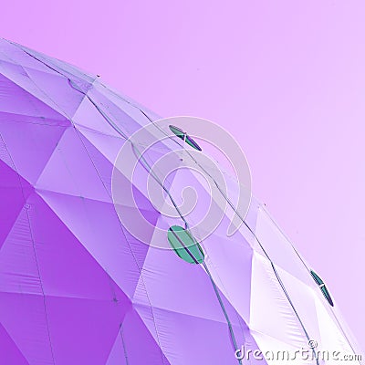 Purple Bowl. Purple mood. Minimal art design Stock Photo