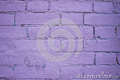 Purple brick wall background Stock Photo