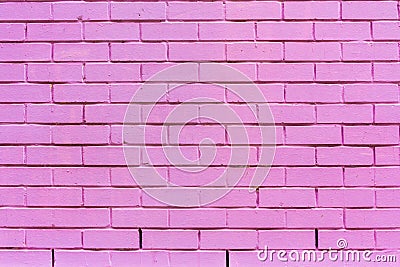 Purple Brick Wall, Brick Texture Violet Stock Photo