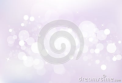 Purple bubble air magic stars dust light shiny blinking glitter Vector Illustration
