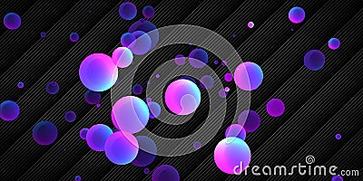 Purple bubble wallpaper Stock Photo