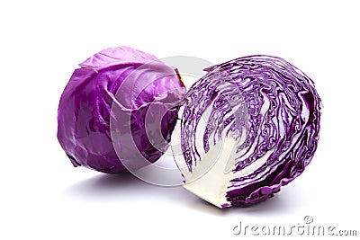 Purple cabbage Stock Photo