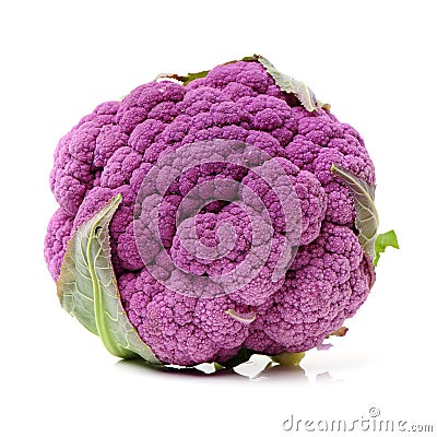 Purple cauliflower Stock Photo