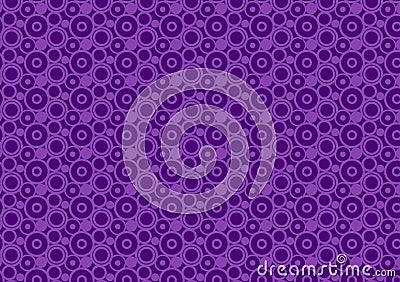 Purple circles pattern design for wallpaper Stock Photo